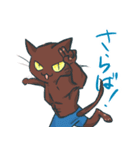 ムキムキニャンコたち（個別スタンプ：3）