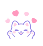 気持ちを伝える♥ゆめかわねこ（個別スタンプ：3）