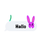 animals speech bubble（個別スタンプ：2）