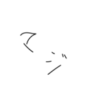 やる気のないありがとう 手書き文字[方言]（個別スタンプ：6）