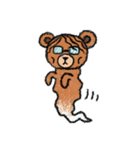 七三眼鏡のクマヒコ（個別スタンプ：32）