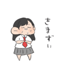 制服女の子（個別スタンプ：15）