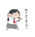 制服女の子（個別スタンプ：19）