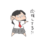 制服女の子（個別スタンプ：22）