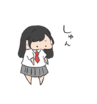 制服女の子（個別スタンプ：25）