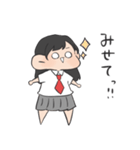 制服女の子（個別スタンプ：27）