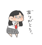 制服女の子（個別スタンプ：32）