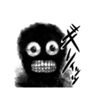 なんか黒くて不気味なヤツら（個別スタンプ：10）