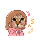 毎日つかえる真顔ねこスタンプ（個別スタンプ：2）