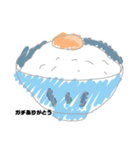 文字とイラストが関係ないスタンプ（個別スタンプ：6）