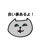 猫で日常を伝えよう！（個別スタンプ：9）