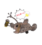 ユルきも可愛 深海魚 スタンプ（個別スタンプ：15）