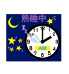 日常の時計スタンプ（個別スタンプ：1）