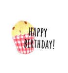 くまとカップケーキ（個別スタンプ：10）