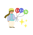 comiちゃん（個別スタンプ：7）