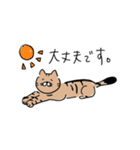 しましまねこちゃんの敬語スタンプ（個別スタンプ：22）