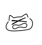 いろんな顔のねこみたいなやつ（個別スタンプ：6）