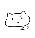 いろんな顔のねこみたいなやつ（個別スタンプ：11）
