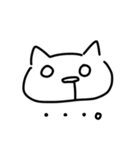 いろんな顔のねこみたいなやつ（個別スタンプ：16）