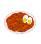フードステッカー(食べるのが一番)（個別スタンプ：1）