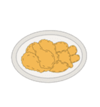 フードステッカー(食べるのが一番)（個別スタンプ：5）