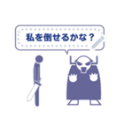 レトロRPGゲーム好きピクト ver message 紫（個別スタンプ：9）