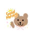 ふわクマくんのスタンプ♡（個別スタンプ：2）