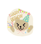 ふわクマくんのスタンプ♡（個別スタンプ：4）