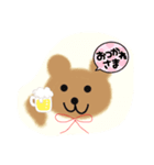 ふわクマくんのスタンプ♡（個別スタンプ：6）
