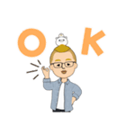 目の小さなピロ氏（個別スタンプ：10）
