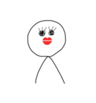 シンプルぴちゃん（個別スタンプ：5）
