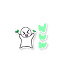 白くてまるっこい子！しろまる君！（個別スタンプ：18）