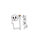 白くてまるっこい子！しろまる君！（個別スタンプ：24）