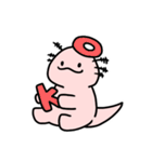 ウーパールーパーのるぱちゃん（個別スタンプ：7）