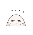 ジト目ふくろう（個別スタンプ：7）