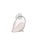 ジト目ふくろう（個別スタンプ：10）