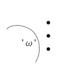 顔文字な人（個別スタンプ：7）