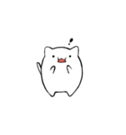 まんまるぽよっこ。ねこ。（個別スタンプ：2）