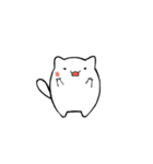 まんまるぽよっこ。ねこ。（個別スタンプ：6）