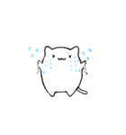 まんまるぽよっこ。ねこ。（個別スタンプ：8）