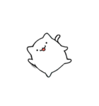 まんまるぽよっこ。ねこ。（個別スタンプ：9）