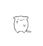 まんまるぽよっこ。ねこ。（個別スタンプ：10）