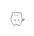 まんまるぽよっこ。ねこ。（個別スタンプ：15）