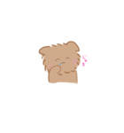 茶色のわんこ（個別スタンプ：7）