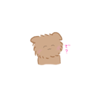 茶色のわんこ（個別スタンプ：8）