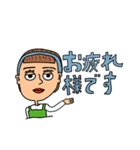 居そうな女子大集合/ショートカット女子編（個別スタンプ：9）