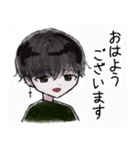 敬語男子（個別スタンプ：1）