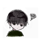 敬語男子（個別スタンプ：21）