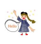 comiちゃんと ひゅうまちゃん（個別スタンプ：2）