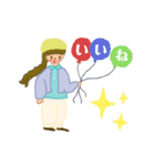 comiちゃんと ひゅうまちゃん（個別スタンプ：4）